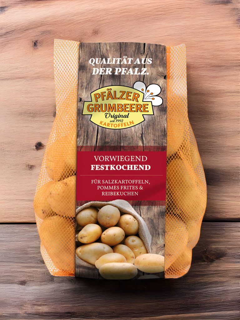 Verpackungsdesign / Verpackungsetiketten Pfälzer Grumbeere